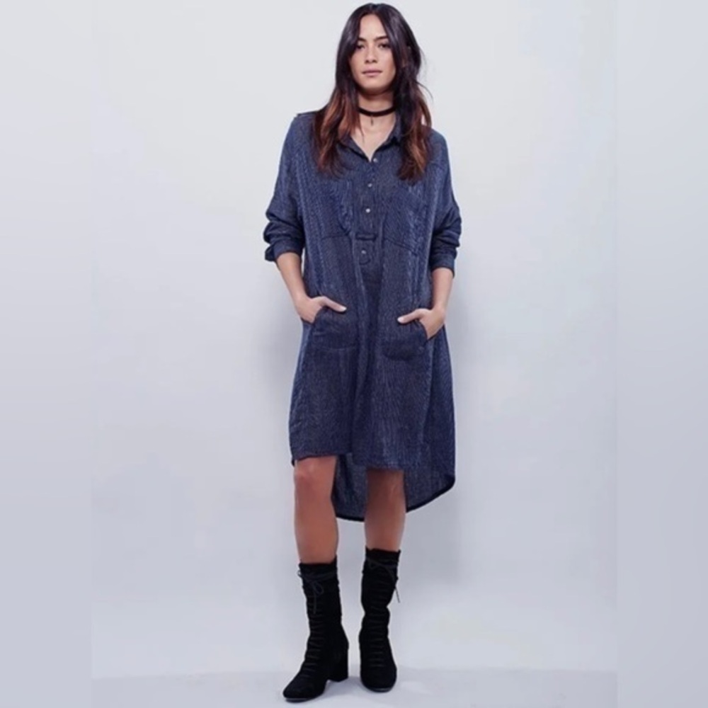 FREE PEOPLE JOURNEY TO THE HORIZON TUNIC DRESS size small